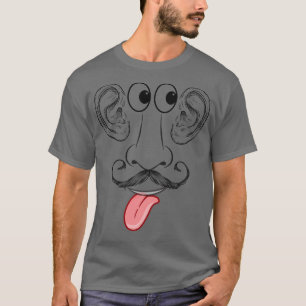 Lustiges Gesicht Zunge Raus – Skurrile Cartoon Ges T-Shirt