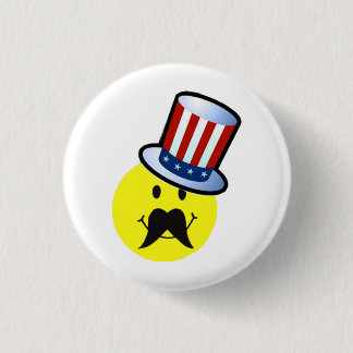 Lustiges Gesichts-Button/lustiges Button