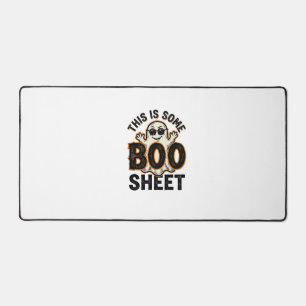 Lustiges Gespenst Boo Sheet Vintage Halloween-Shir Schreibtischunterlage