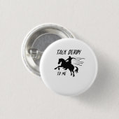 Lustiges Gespräch DERBY zu mir Pferde-u. Button (Vorne & Hinten)