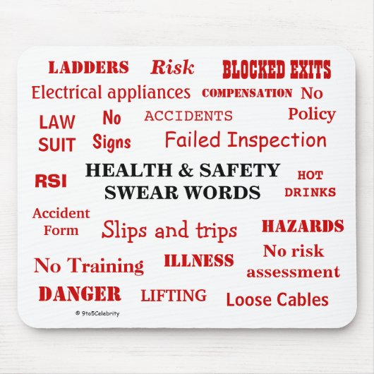 Lustiges Gesundheits-und Mousepad (Vorne)