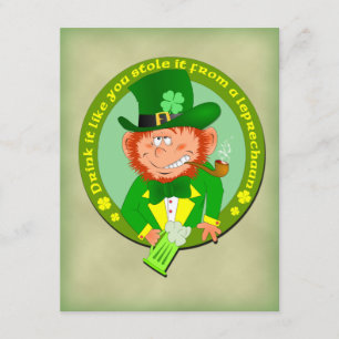 Lustiges Getränk, das es Sie mag, stahl es Einladung