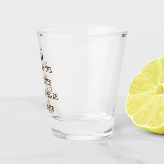 Lustiges Getränk-Zitat Schnapsglas (Rechts)