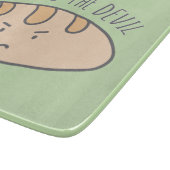 Lustiges GF Gluten ist der hellgrüne Teufel Schneidebrett (Ecke)