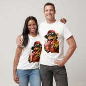 Lustiges Giraffe Drink Mode Shirt   (Unisex)