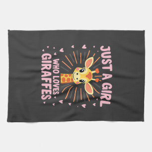 Lustiges Giraffen-Design für Frauen Mädchen Safari Geschirrtuch