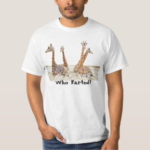 Lustiges Giraffen-Foto -  Vier Giraffen, die gefur T-Shirt