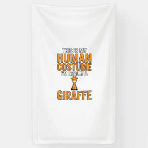 Lustiges Giraffen-Kostüm-Vektor-Shirt-Design_1 Banner