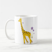 Lustiges Giraffen-Rollen-Skaten Kaffeetasse (Links)