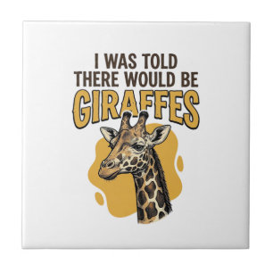Lustiges Giraffen-Vintage-Stickerei-Shirt-Design_1 Fliese