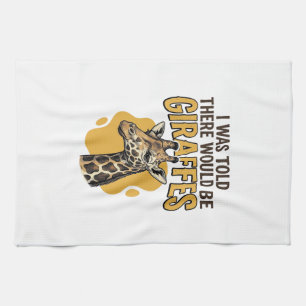 Lustiges Giraffen-Vintage-Stickerei-Shirt-Design_1 Geschirrtuch
