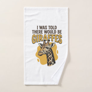 Lustiges Giraffen-Vintage-Stickerei-Shirt-Design_1 Handtuch