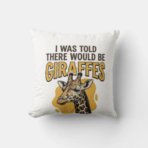 Lustiges Giraffen-Vintage-Stickerei-Shirt-Design_1 Kissen