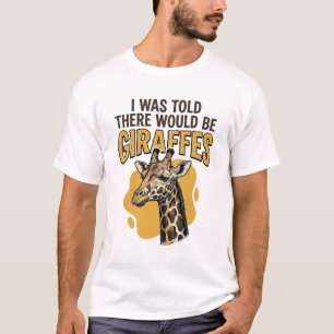 Lustiges Giraffen-Vintage-Stickerei-Shirt-Design_1 T-Shirt