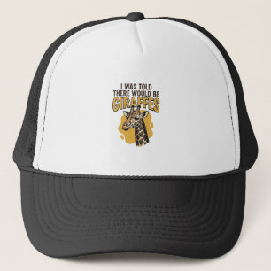 Lustiges Giraffen-Vintage-Stickerei-Shirt-Design_1 Truckerkappe