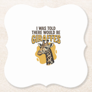 Lustiges Giraffen-Vintage-Stickerei-Shirt-Design_1 Untersetzer