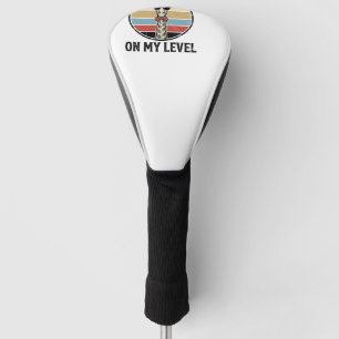 Lustiges Giraffen-Zitat Vintage-Gravur T-Shirt Des Golf Headcover