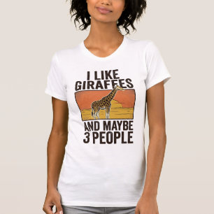 Lustiges Giraffenliebhaber Vintage Gravur Shirt De