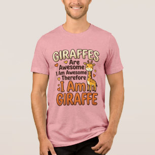 Lustiges Giraffenliebhaber Vintage Gravur Shirt De