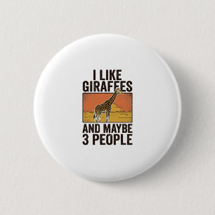 Lustiges Giraffenliebhaber Vintage Gravur Shirt De Button