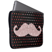 Lustiges Girly rosa Bling Laptopschutzhülle (Vorne Rechts)