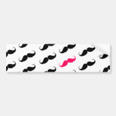 Lustiges Girly rosa und schwarzes Autoaufkleber (Vorne)