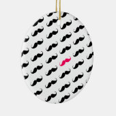 Lustiges Girly rosa und schwarzes Keramikornament (Rechts)