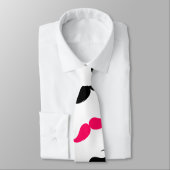 Lustiges Girly rosa und schwarzes Krawatte (Gebunden)