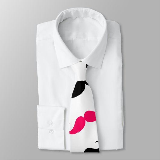 Lustiges Girly rosa und schwarzes Krawatte (Gebunden)