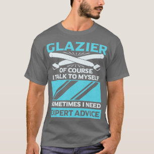 Lustiges Glaser-Fensterglas-Installateur-Geschenk T-Shirt