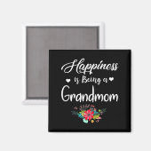 Lustiges Glück ist Oma zu sein Muttertag Magnet (Vorderseite/Rückseite)