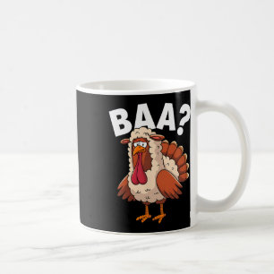 Lustiges glückliches Erntedankfest Truthahn ein La Kaffeetasse