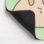 Lustiges Gluten ist das freie Teufel-Gluten Mousepad (Ecke)