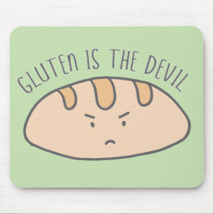 Lustiges Gluten ist das freie Teufel-Gluten Mousepad