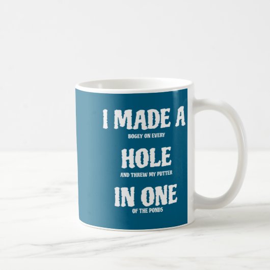 Lustiges Golf-As Kaffeetasse (Rechts)