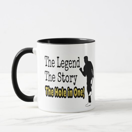 Lustiges Golf die Legende die Geschichte das Loch Tasse (Links)