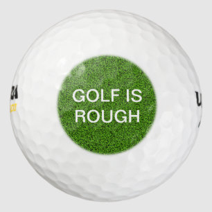 Lustiges Golf ist rau Golfball