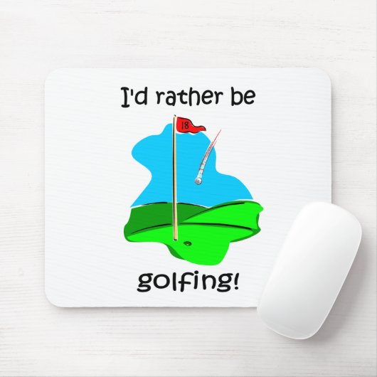 Lustiges Golf Mousepad (Mit Mouse)