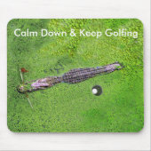 LUSTIGES GOLF MOUSEPAD, BEHALTEN RUHE U. BEHALTEN MOUSEPAD (Vorne)