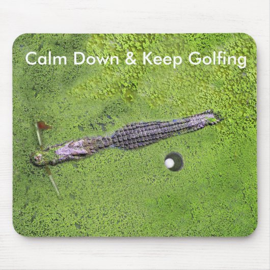 LUSTIGES GOLF MOUSEPAD, BEHALTEN RUHE U. BEHALTEN MOUSEPAD (Vorne)