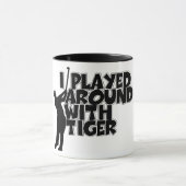 Lustiges Golf spielen Tasse (Zentrum)
