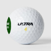 Lustiges Golf-Thema Golfball (Logo)