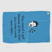 Lustiges Golf-Zitat Golfhandtuch (Horizontal)