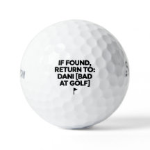 Lustiges Golfball-Geschenk für Dani | Wenn gefunde
