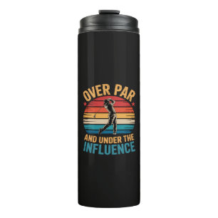Lustiges Golfen mit Alkohol Thermosbecher
