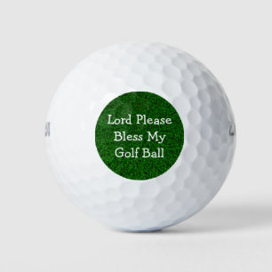 Lustiges Golfgebet Golfball