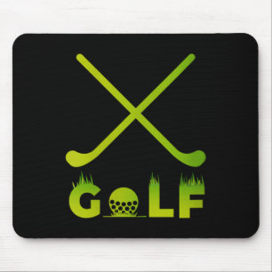 Lustiges Golfgeschenk für Golfer-Ehemann von Fraue Mousepad
