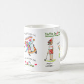Lustiges Golfplatz-Zeug Tasse (VorderseiteRechts)