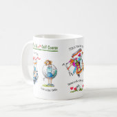 Lustiges Golfplatz-Zeug Tasse (Vorderseite Links)