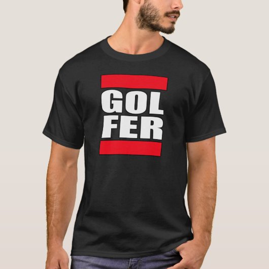 lustiges Golft-shirt T-Shirt (Vorderseite)